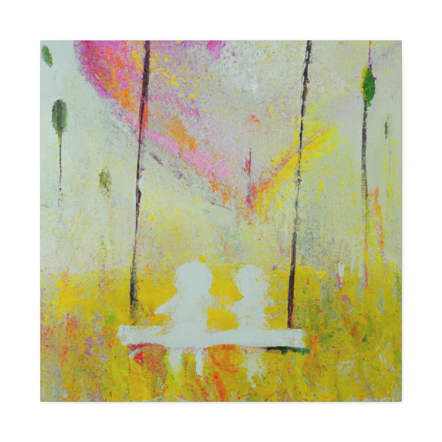 Love on the Swing - Canvas