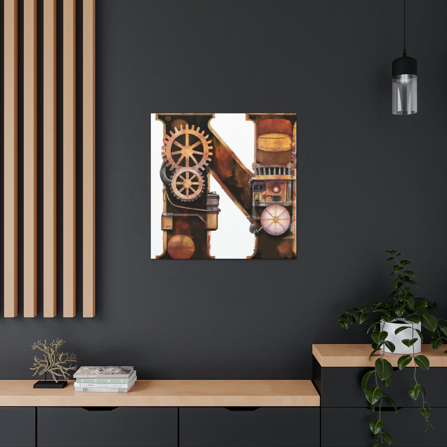 Steampunk Time Machine - Canvas