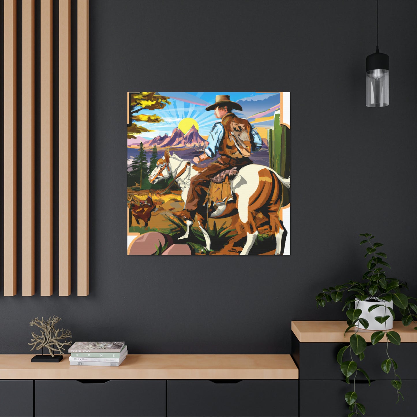 "Western Landscape Glory" - Canvas