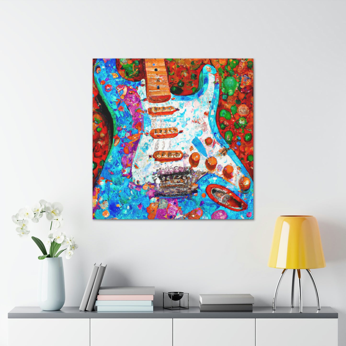 Fender's Expressionistic Vision - Canvas