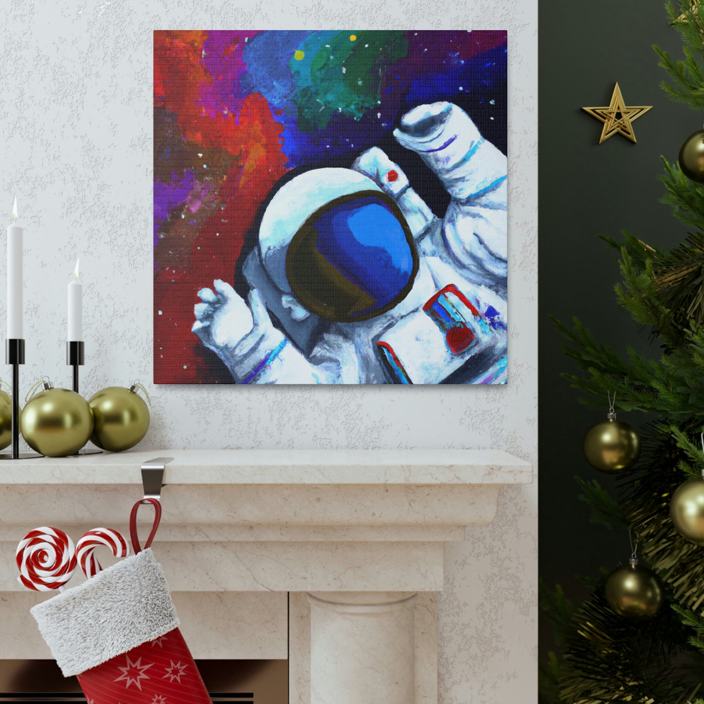 " Astronaut In Spaceflight" - Canvas