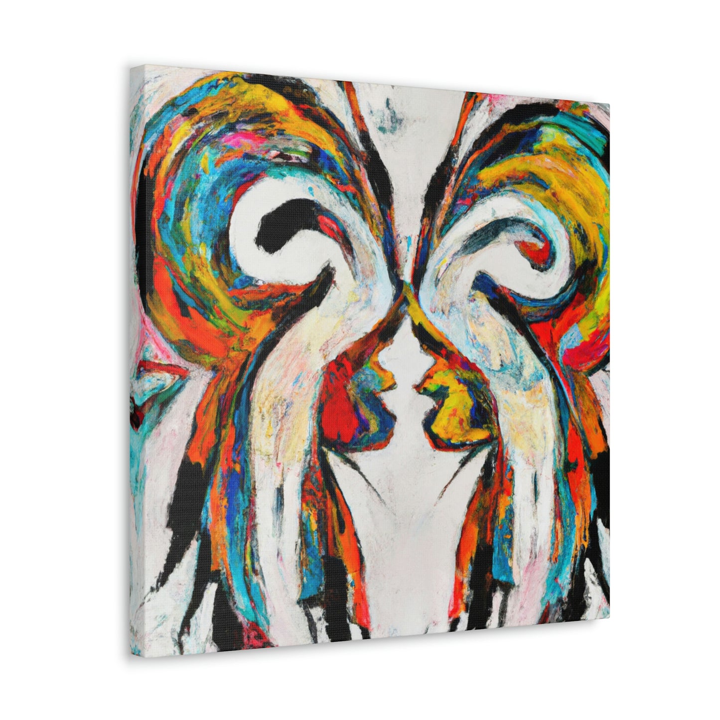 "Love's Winged Embrace" - Canvas