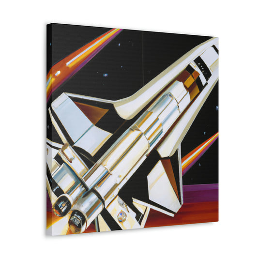 "Starship Reflections 1920s" - Canvas