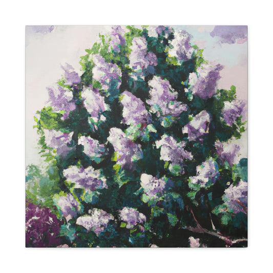 "Lilac in Abstraction" - Canvas