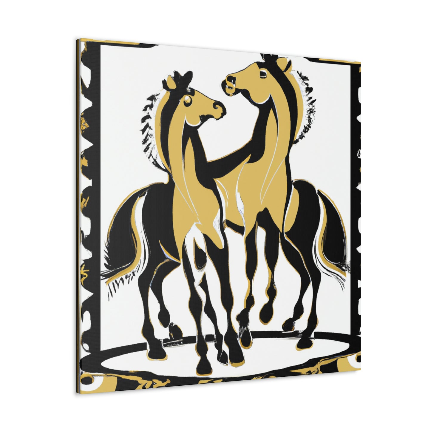 "Horses of the Jazz Age" - Canvas