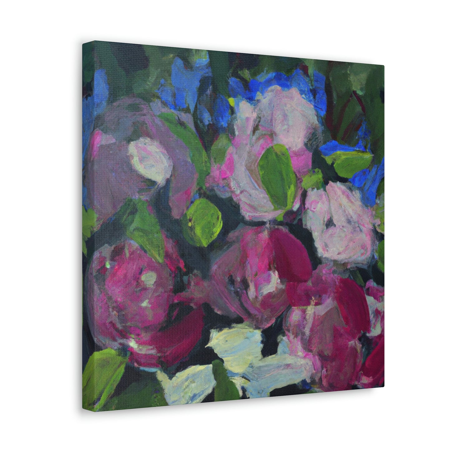 Peony in Bloom. - Canvas