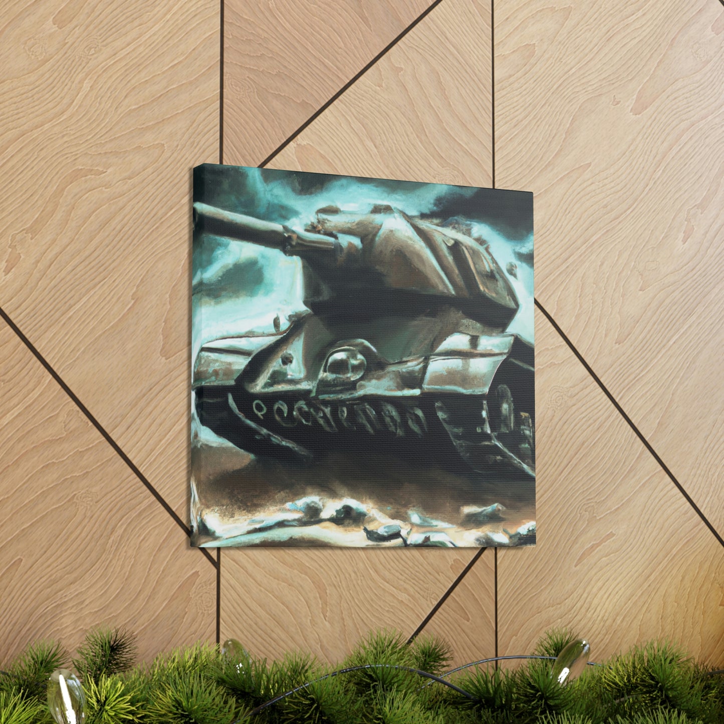 Tank on Fire Dream - Canvas