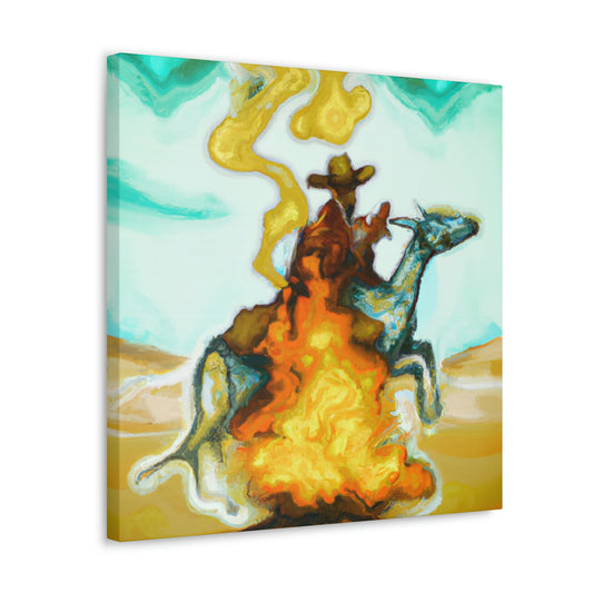 Campfire in Surrealism - Canvas