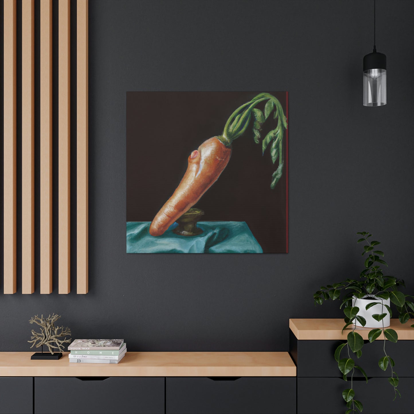 "Carrot Utopia Splendor" - Canvas