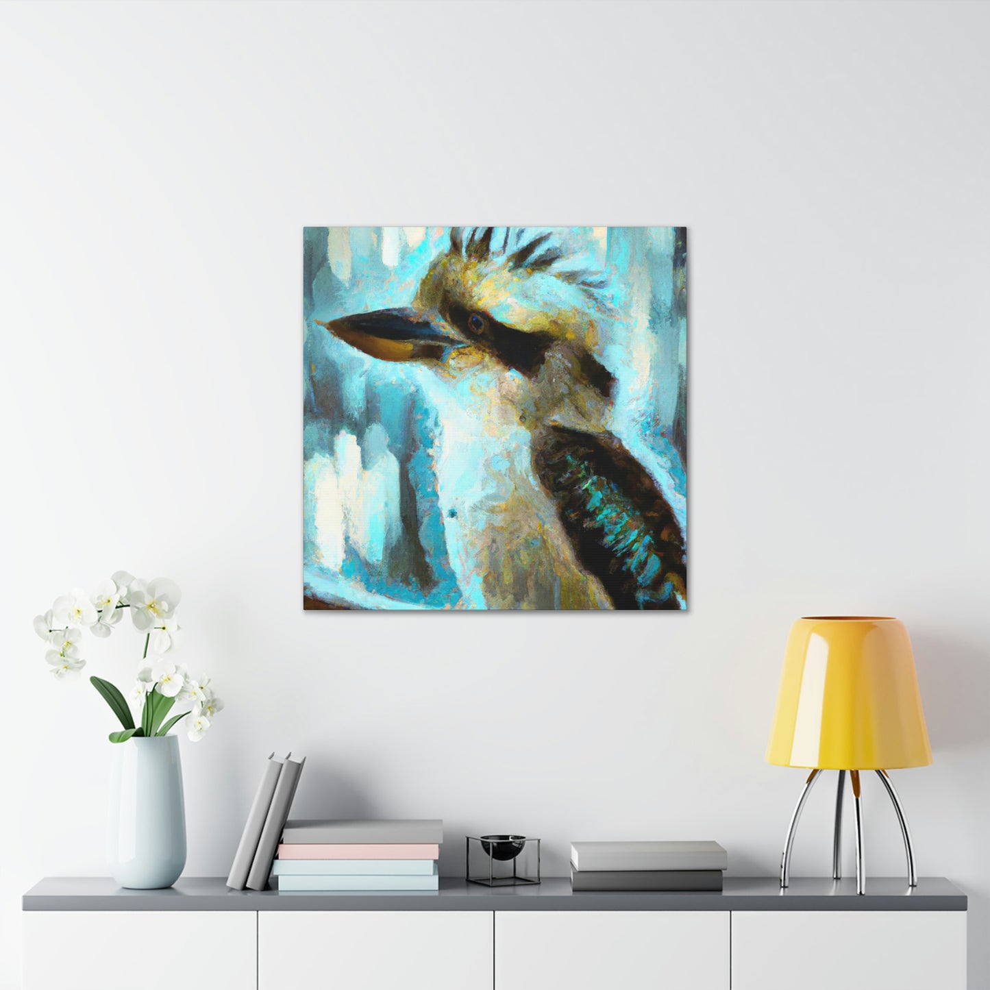 Kookaburra in Flight - Canvas