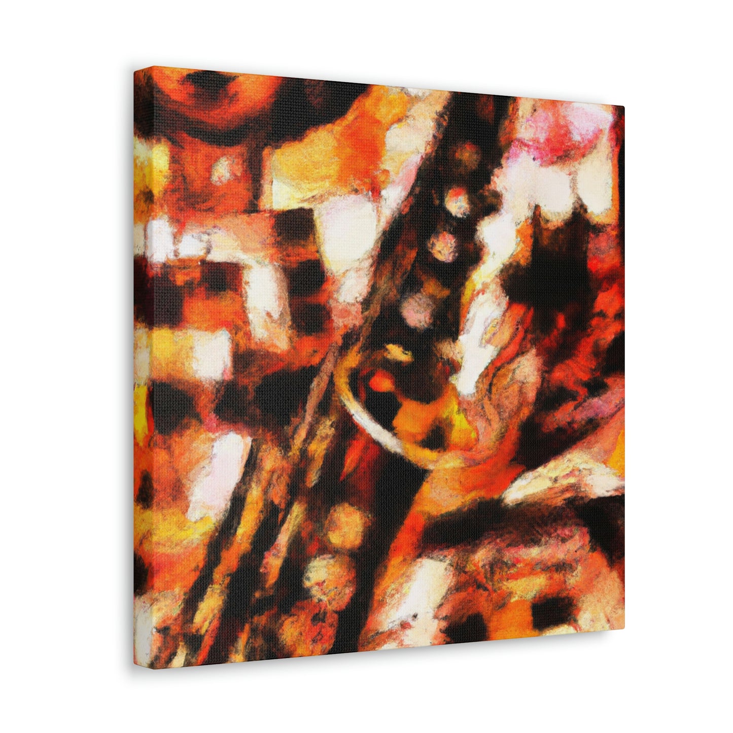 "Clarinet in Expressionism" - Canvas