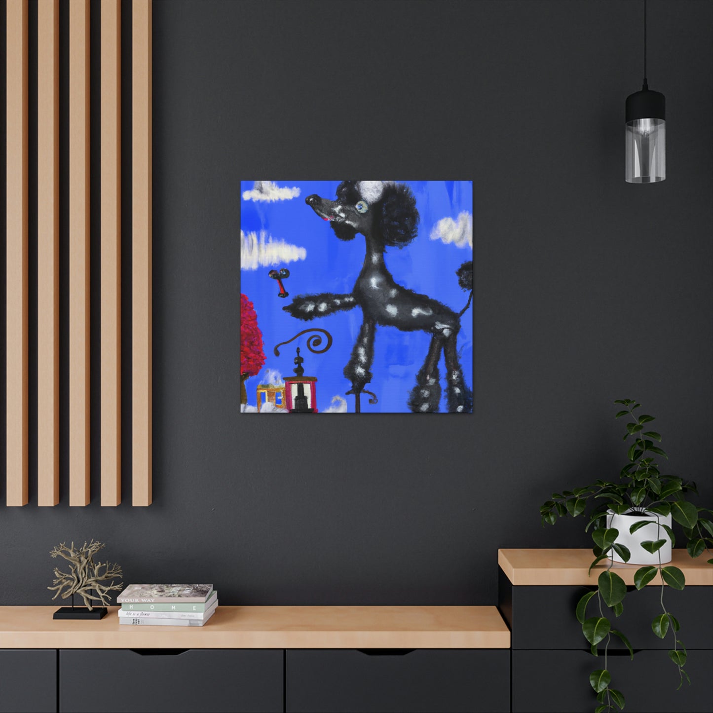 Poodle in Dreamland - Canvas