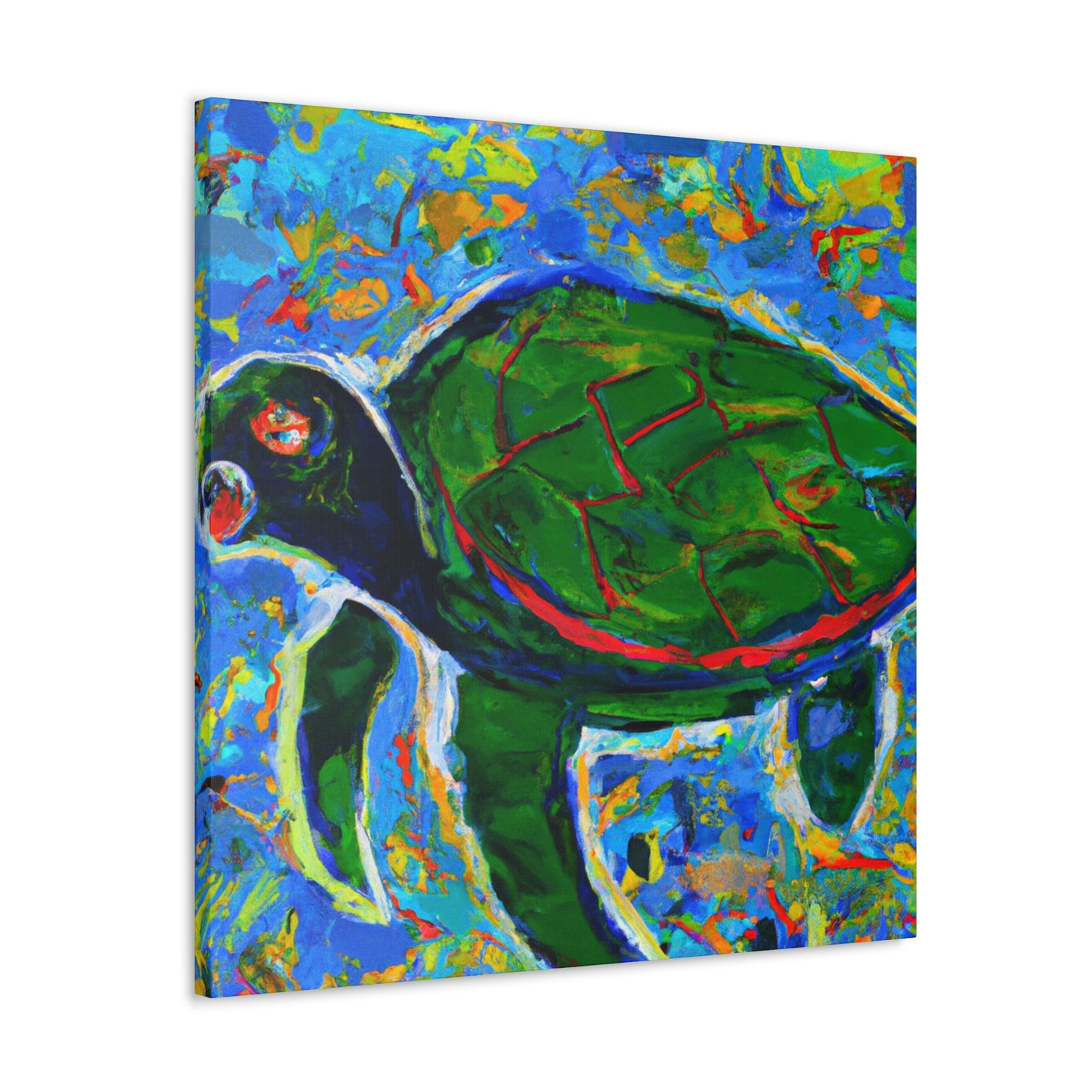 "Sea Turtle Emergence" - Canvas