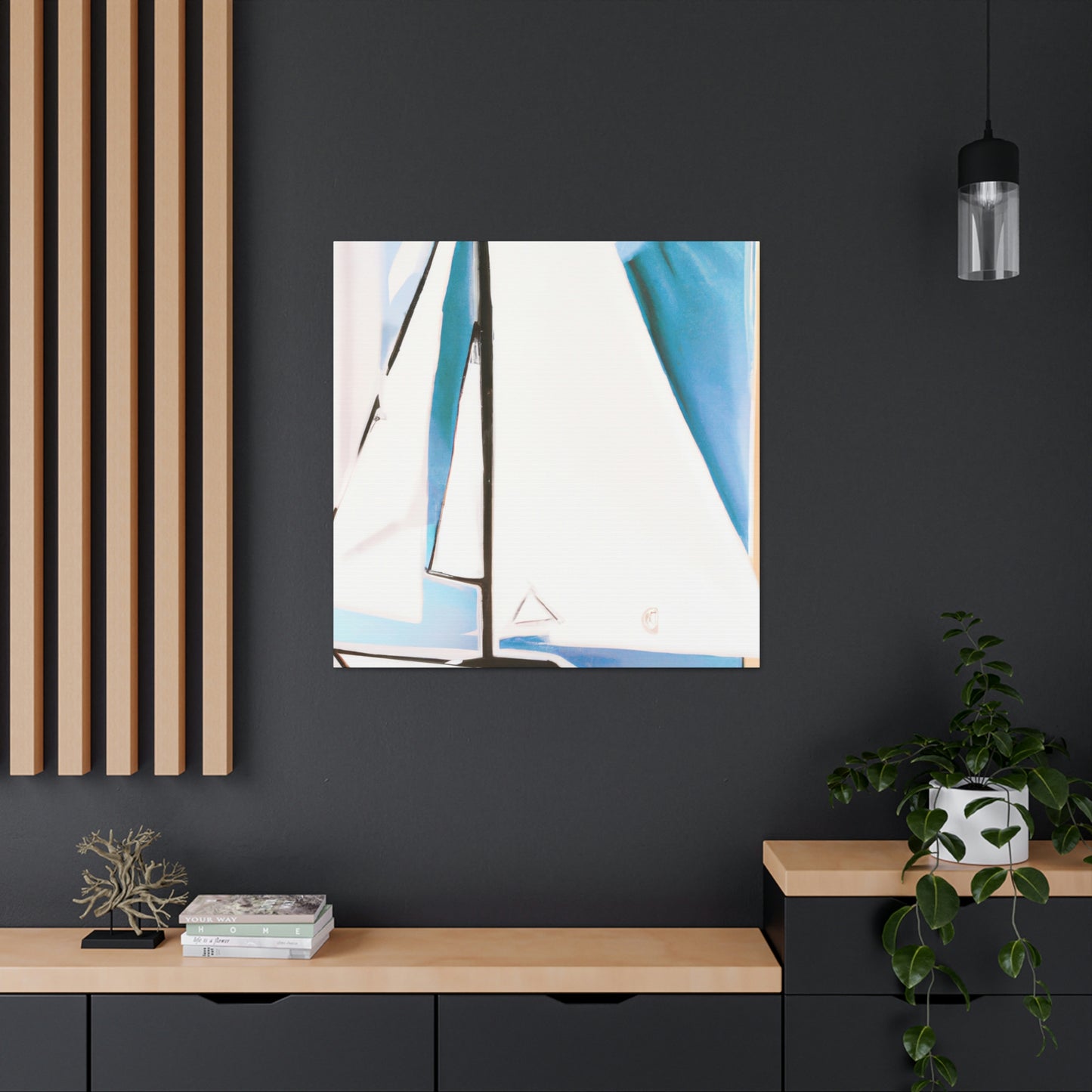 Sailing Into Mystery - Canvas