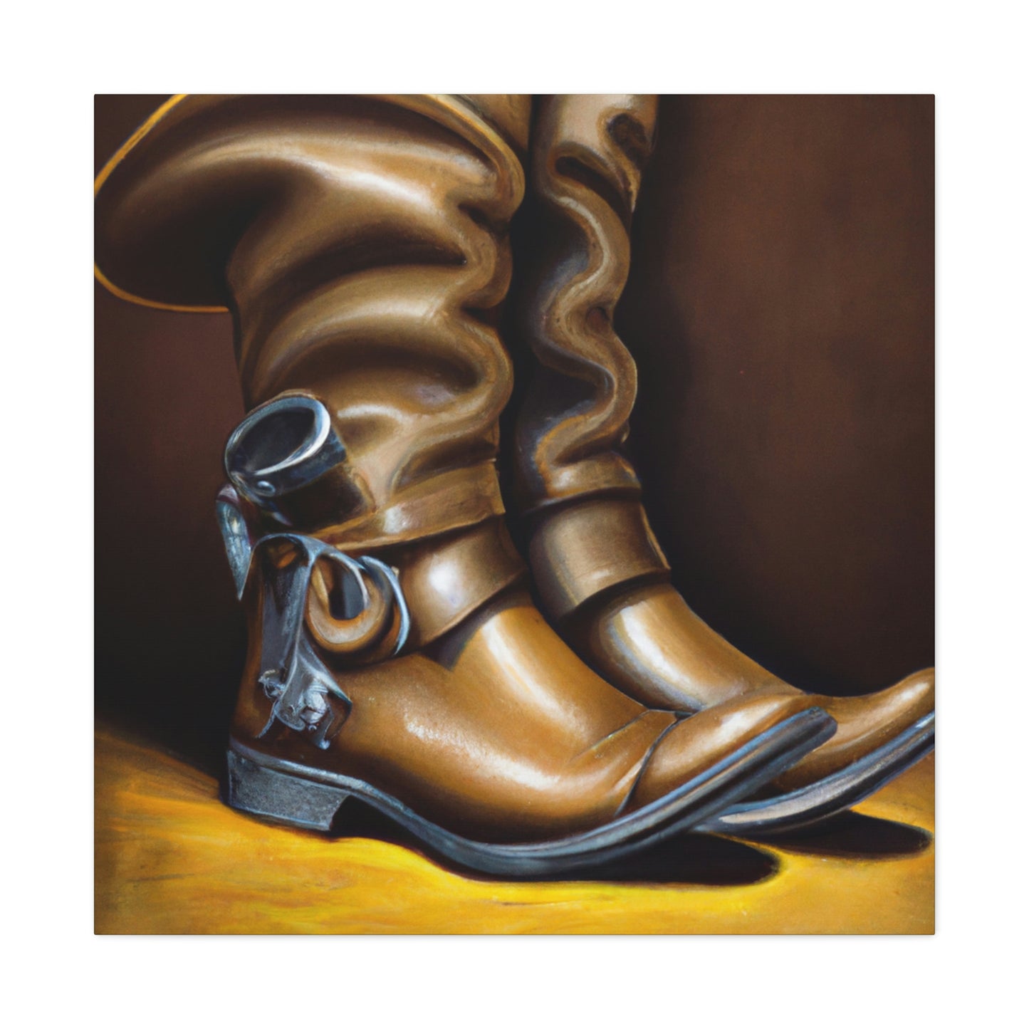 "Boot's Heeled Journey" - Canvas