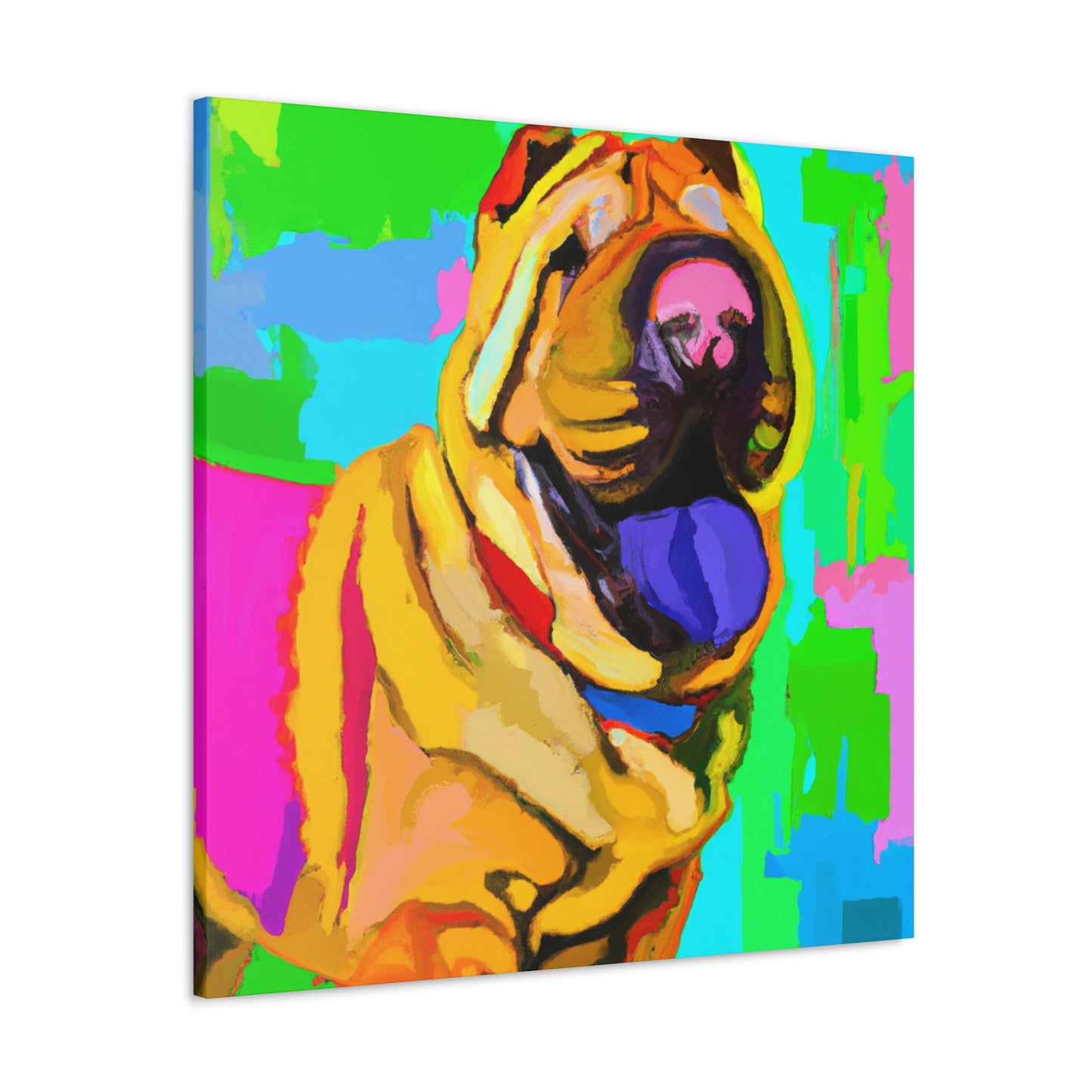 Shar Pei Minimalism - Canvas