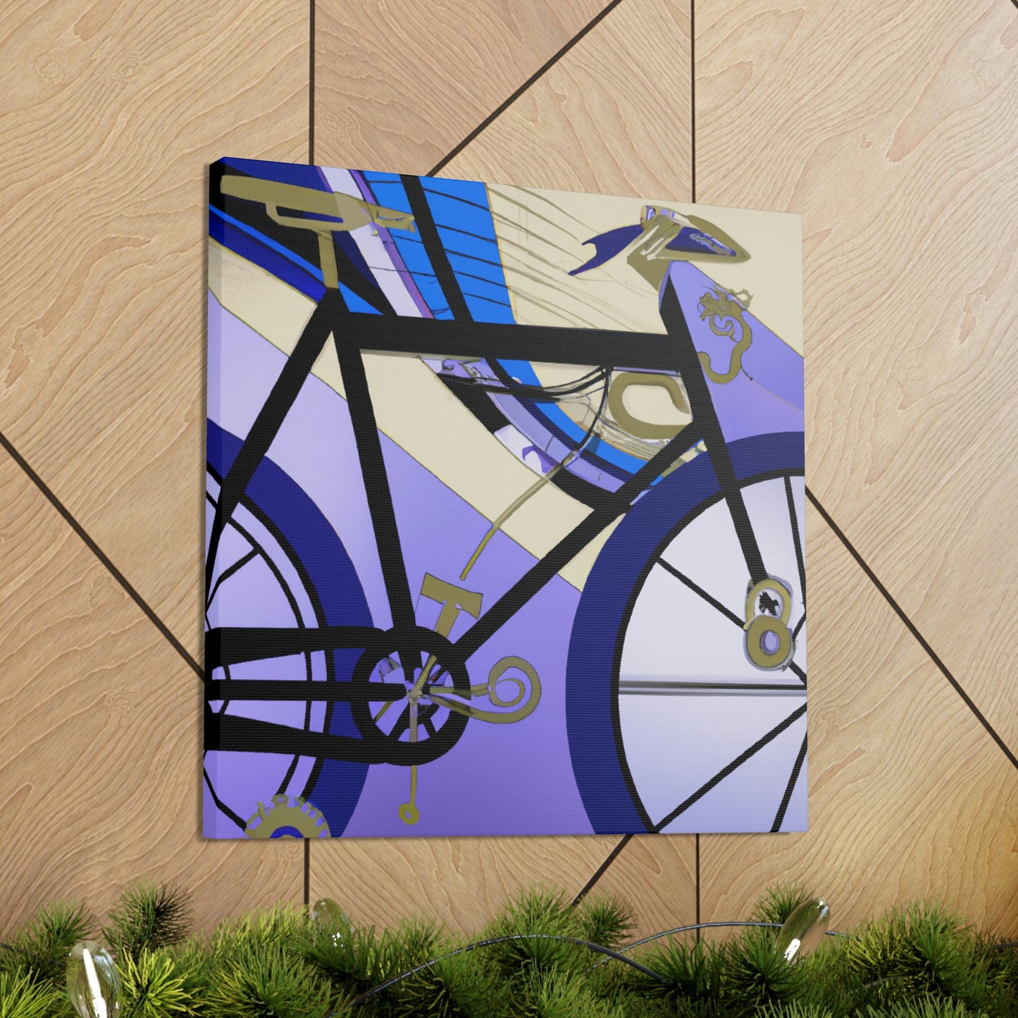 "Wheeling Through Time" - Canvas