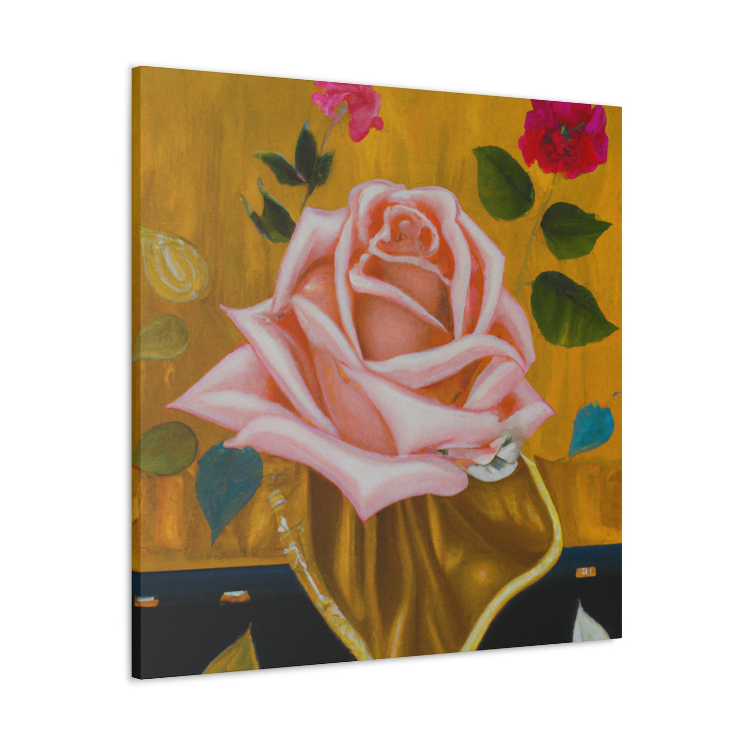 Rose in Radiance. - Canvas