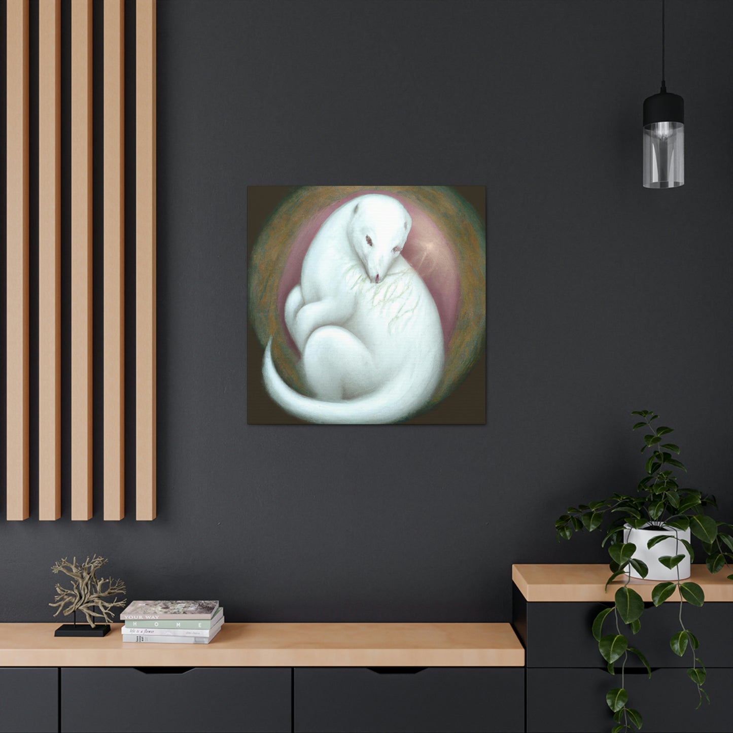 Ermine in Eternity - Canvas