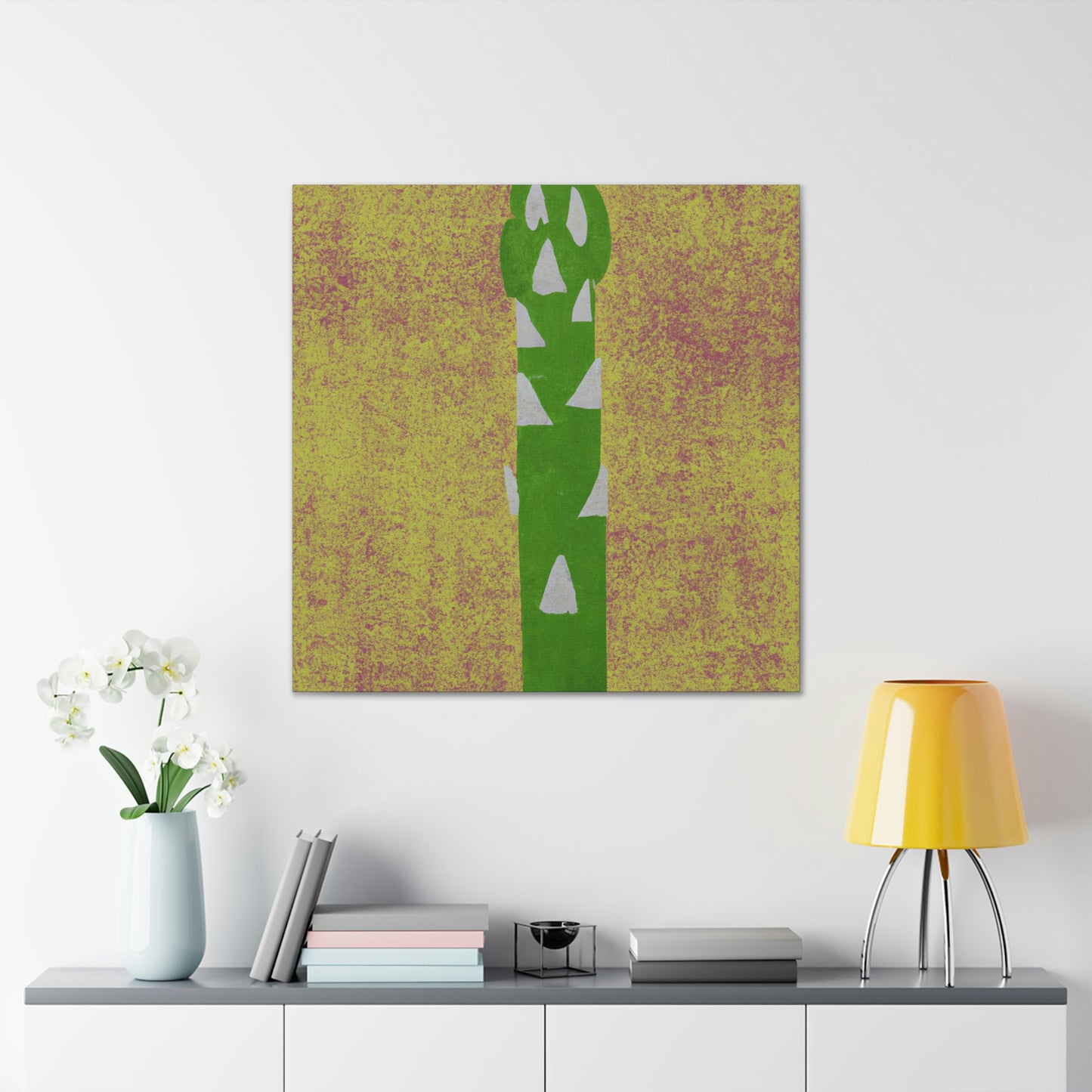 Asparagus Abstraction - Canvas