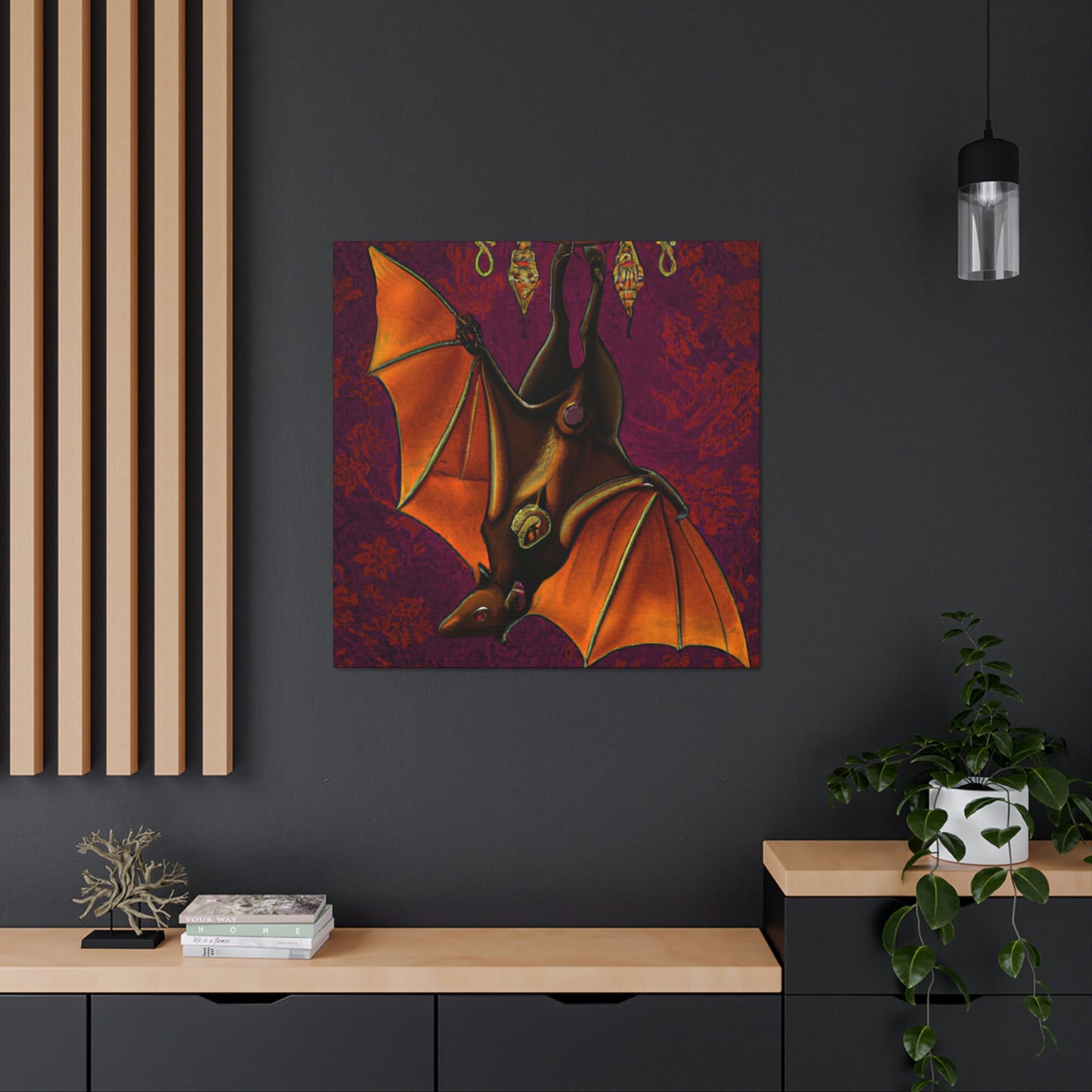 Endless Night Sky Dance - Canvas