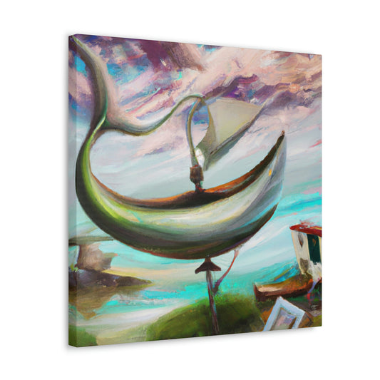 Fishing Boat Surrealism - Canvas