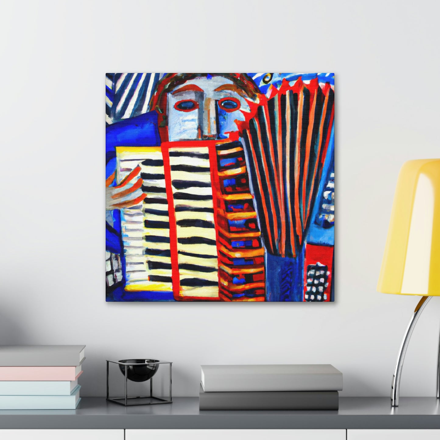 Accordion and Expressionism - Canvas