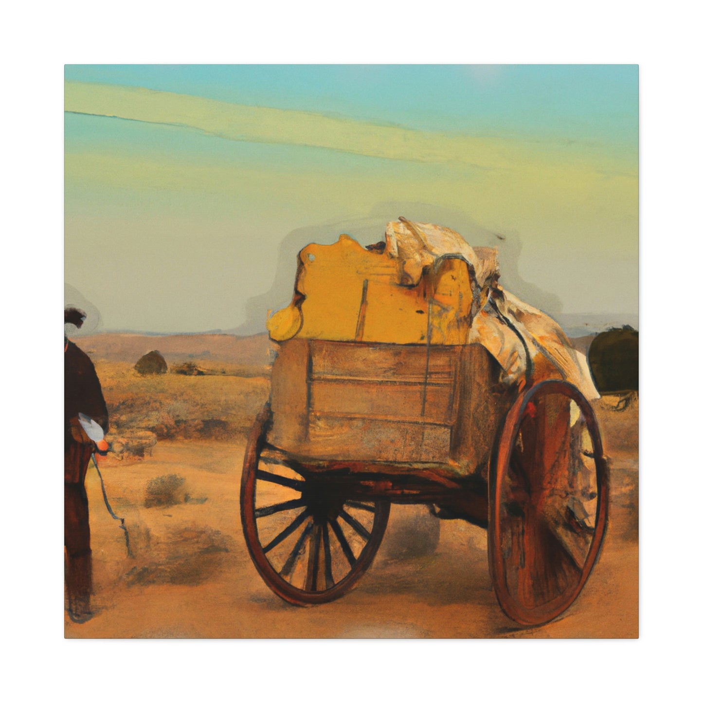 The Chuck Wagon Dance - Canvas