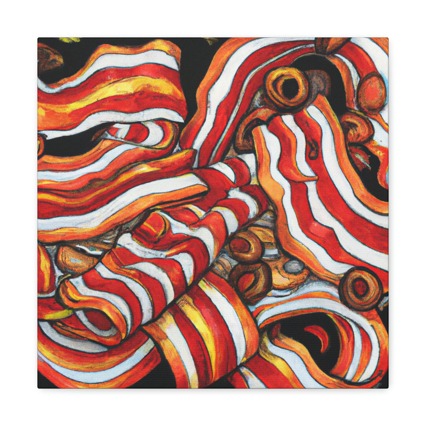 "Bacon Delight Painting" - Canvas