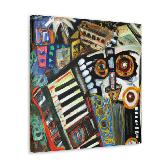 Accordion in Abstraction - Canvas