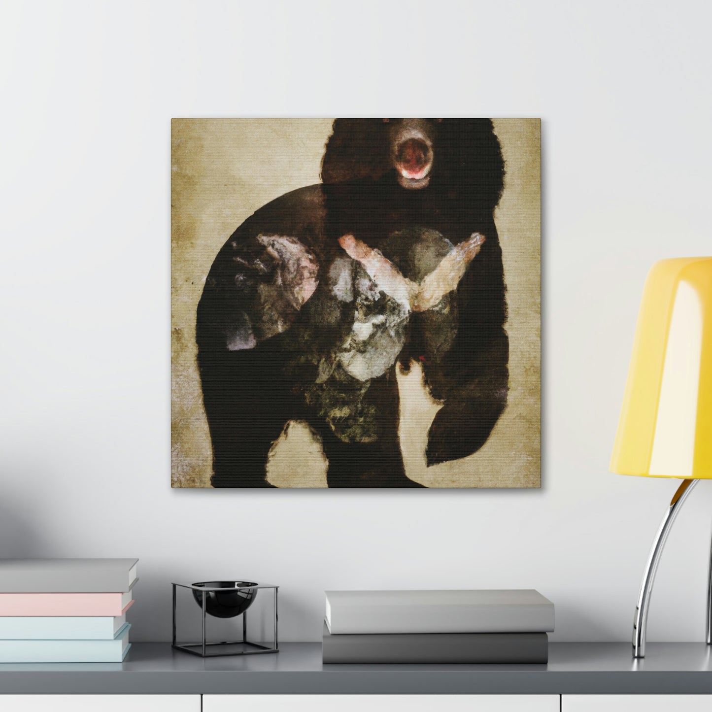 Black Bear Deco Dream - Canvas