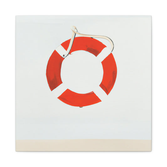 "Life Buoy: Minimalism" - Canvas