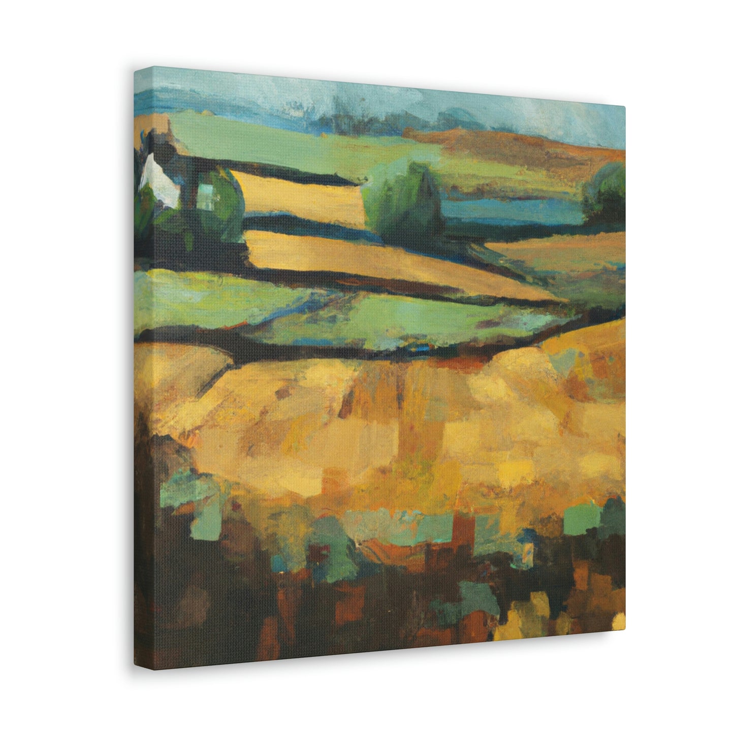 Harvesting Crop Fields - Canvas