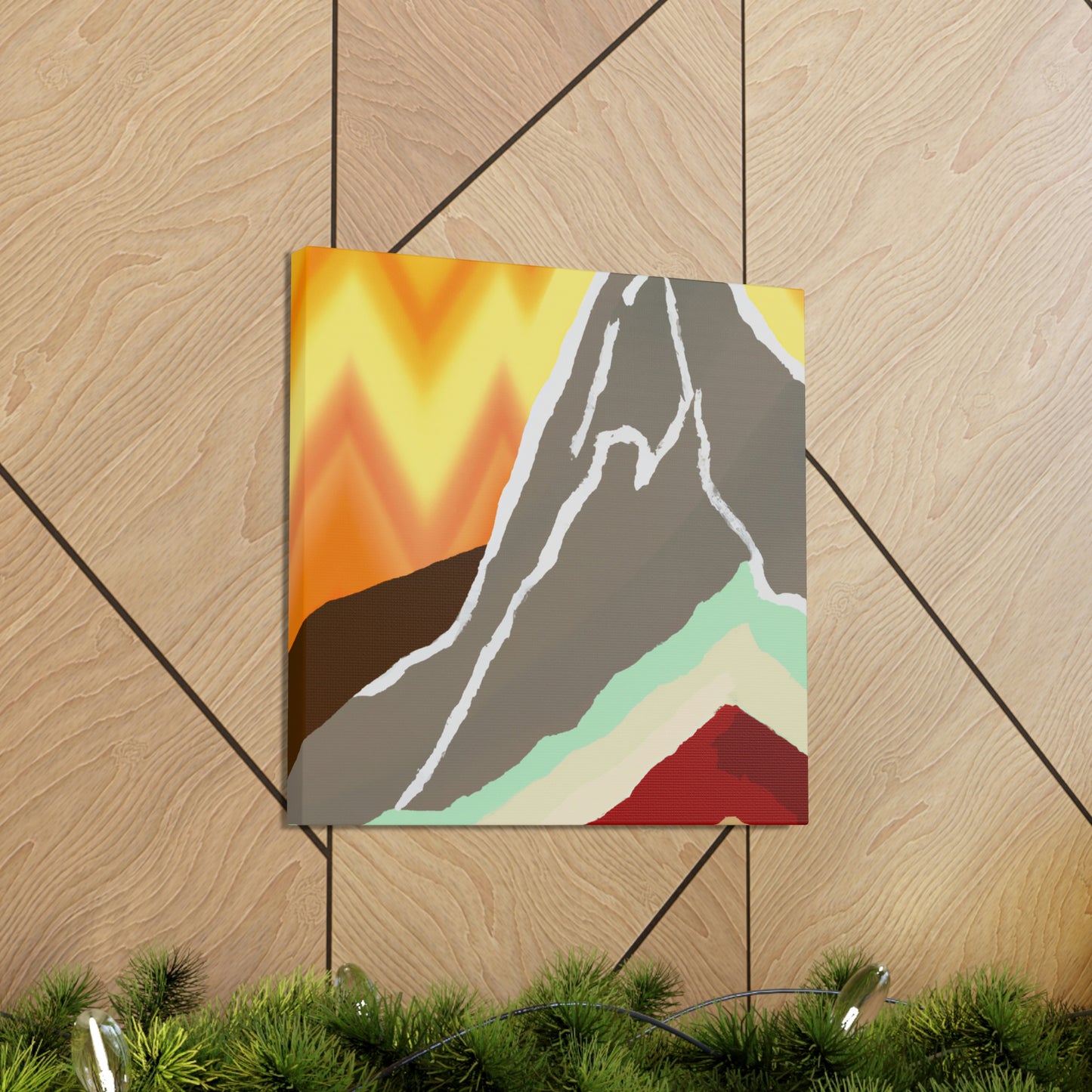 "Mountainous Abstract Dream" - Canvas