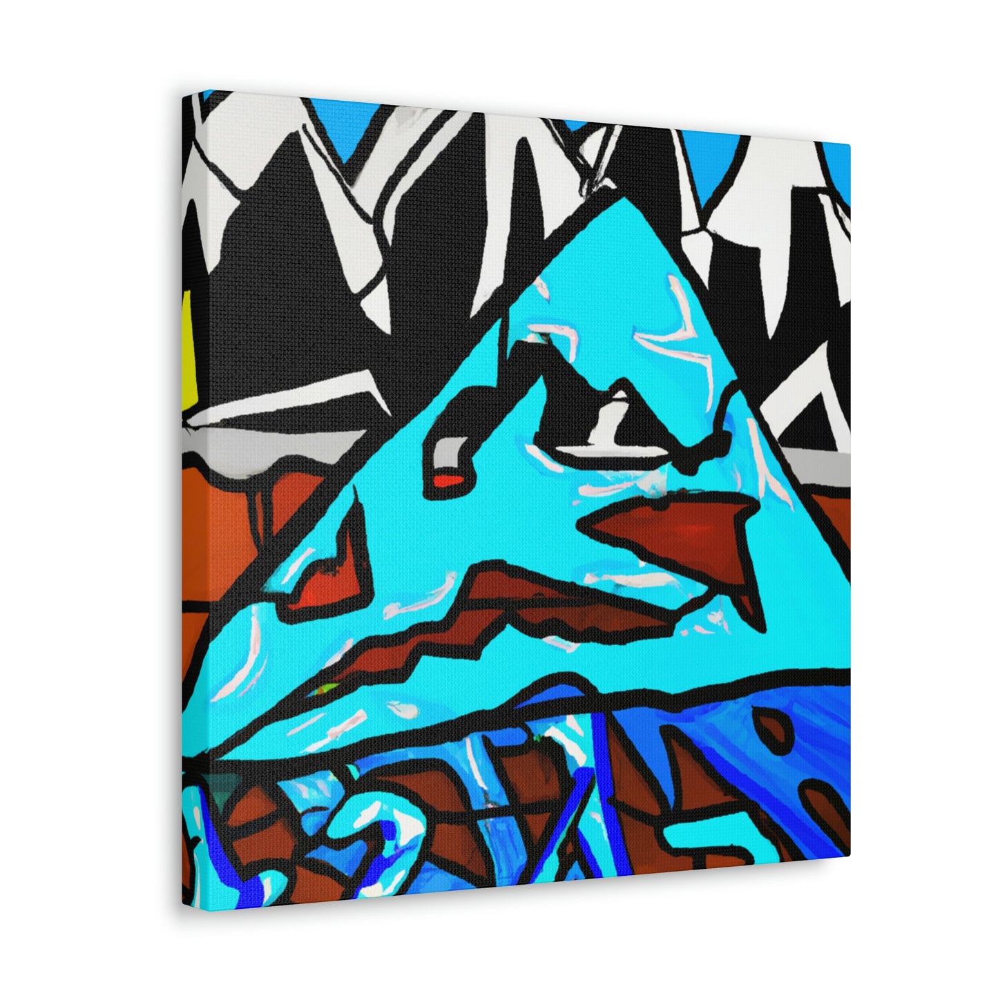 Glacial Majesty Expressed - Canvas