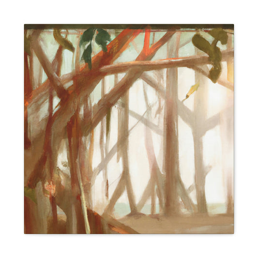 "The Banyan Treescape." - Canvas