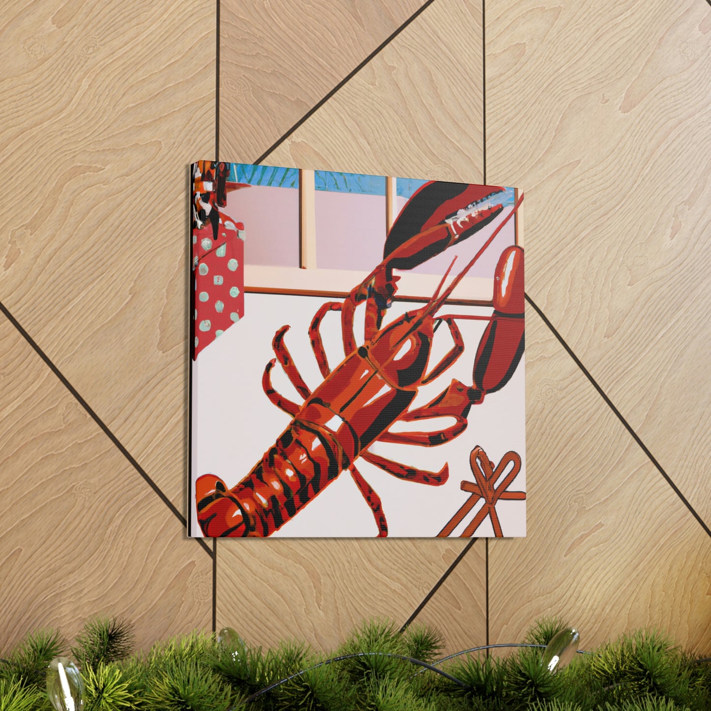 "Lobster's Glow Glamours" - Canvas