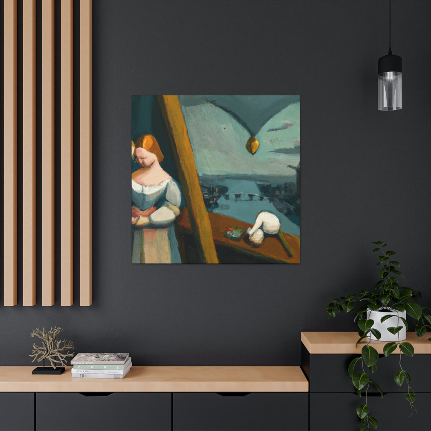 Love's Magical Bridge - Canvas