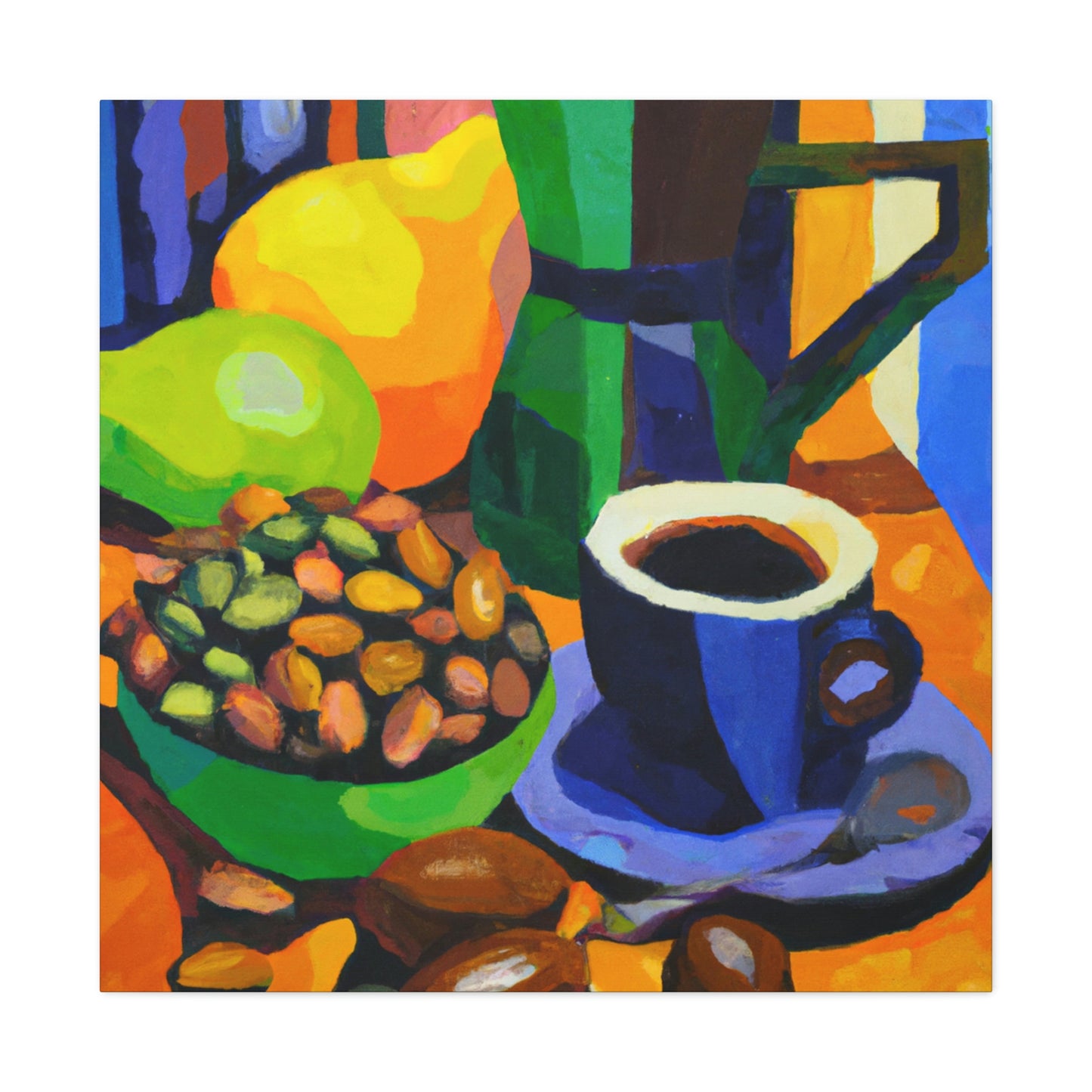 Coffee in Fauvism - Canvas