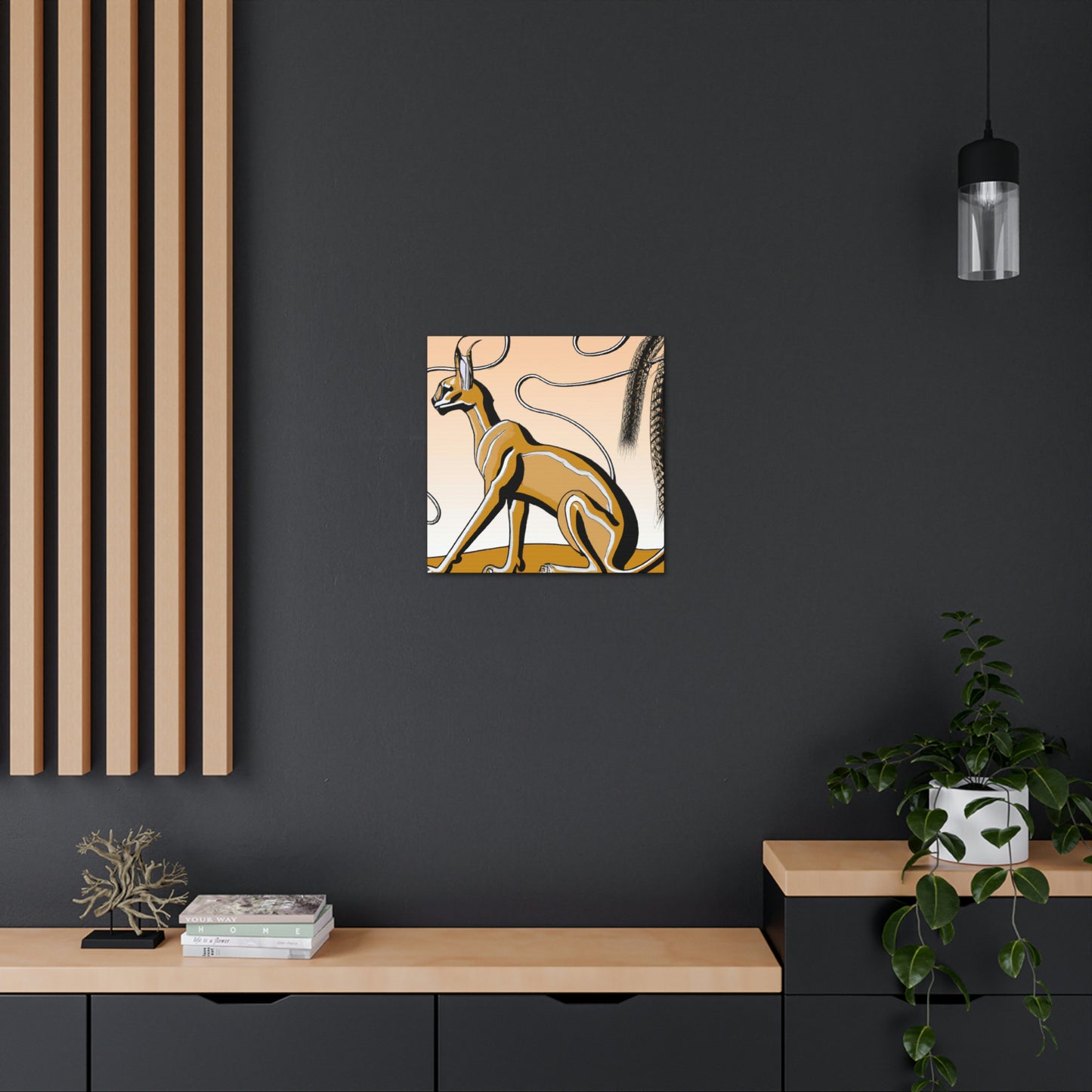 "Caracal Majestic Majesty" - Canvas