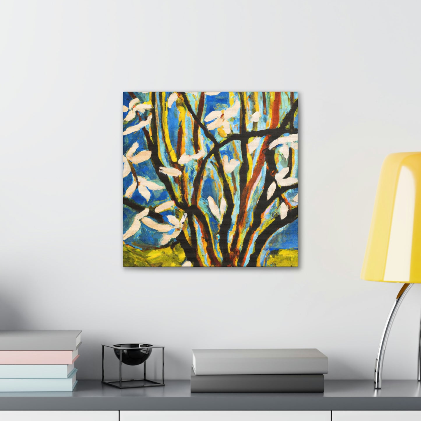 Dogwood in Expressionism - Canvas