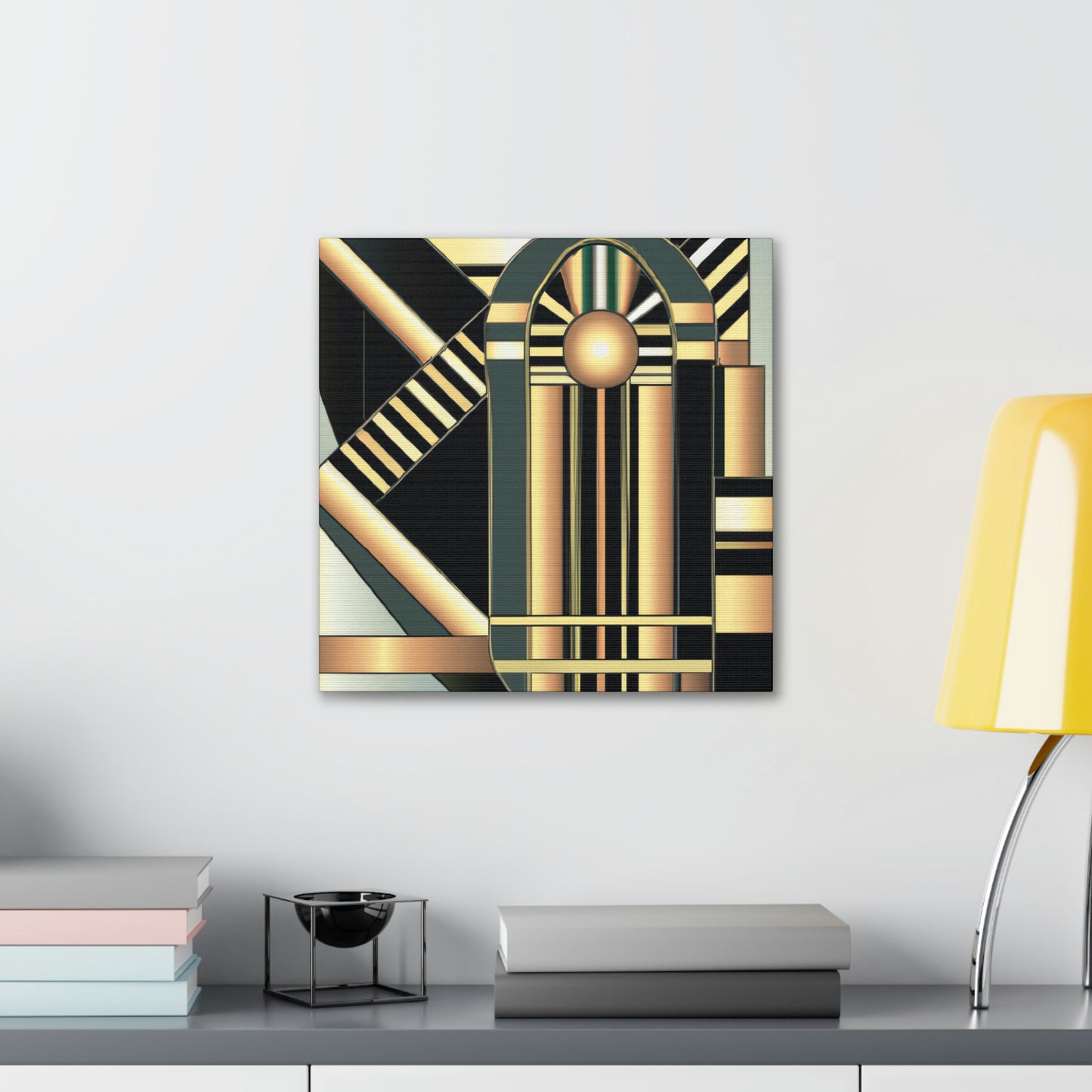 "Striking Art Deco Glory" - Canvas