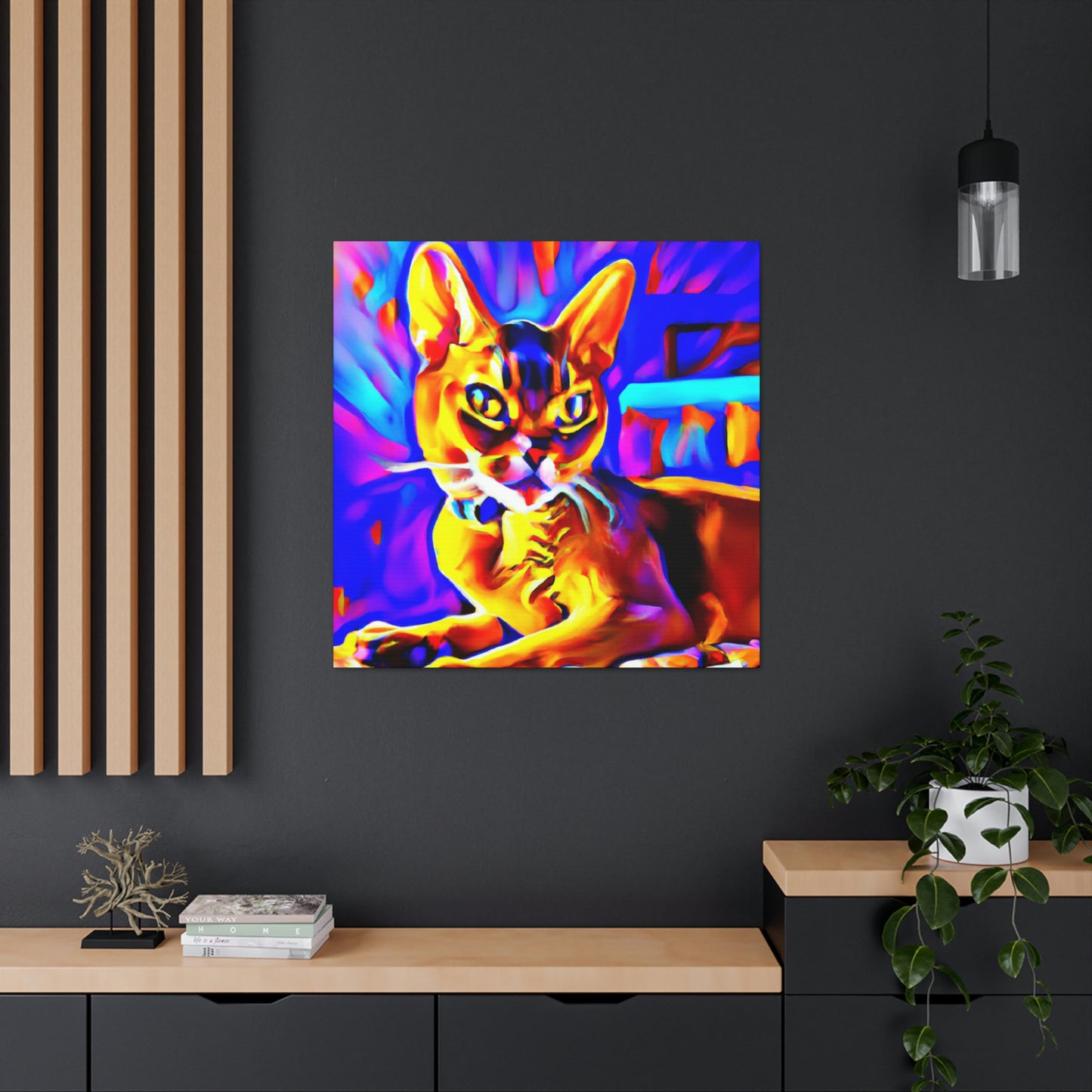 Abyssinian Pop Splendor - Canvas