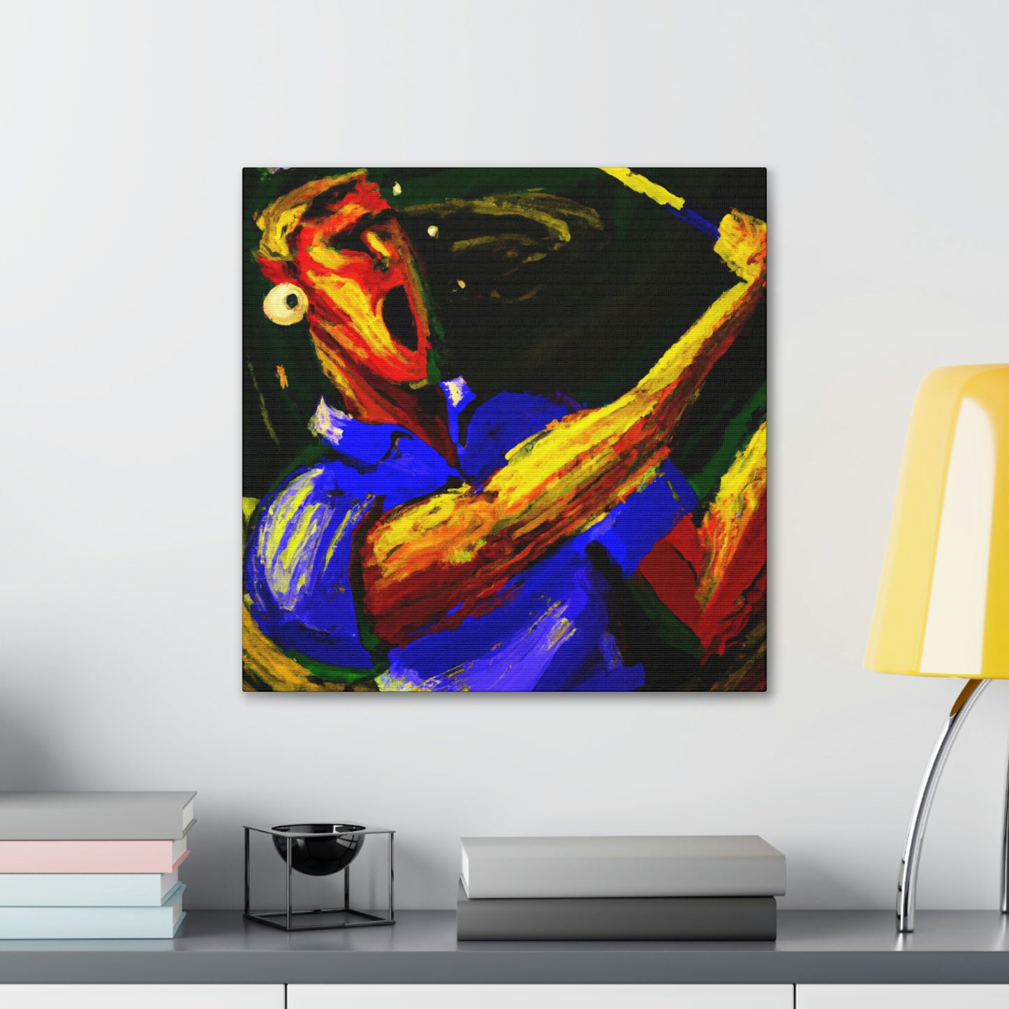 Golfers in Expressionism - Canvas