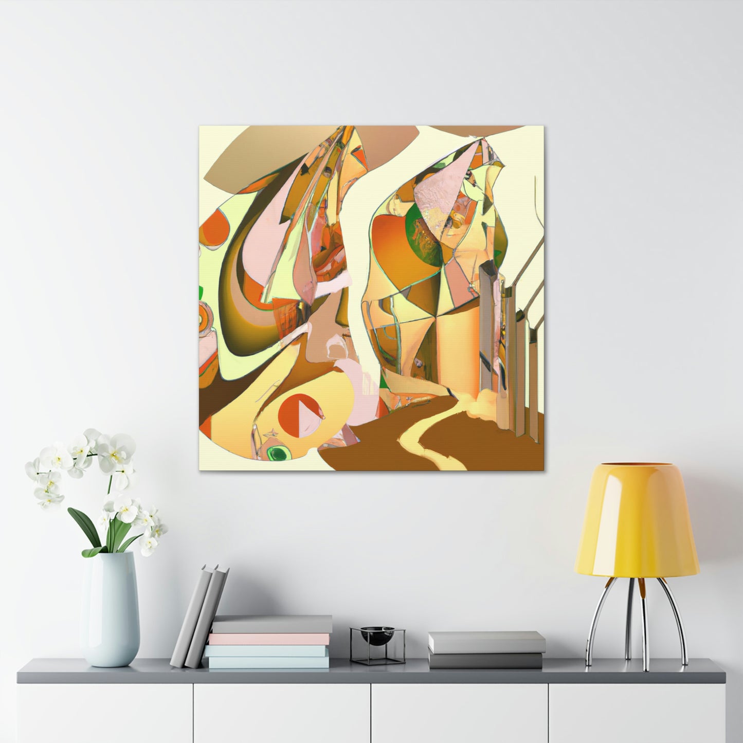 Mountainous Abstraction - Canvas