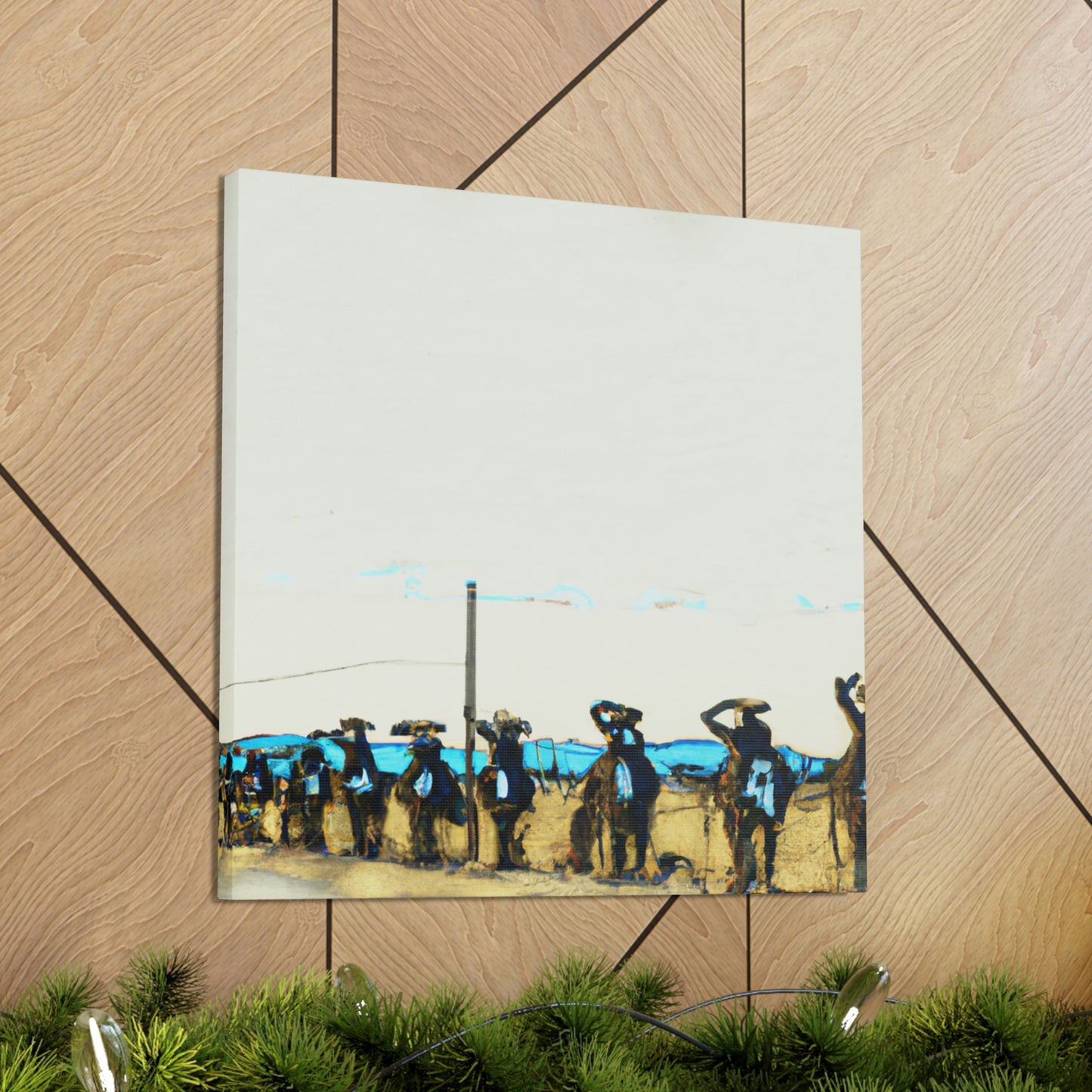 "Picket Line Protest Art" - Canvas