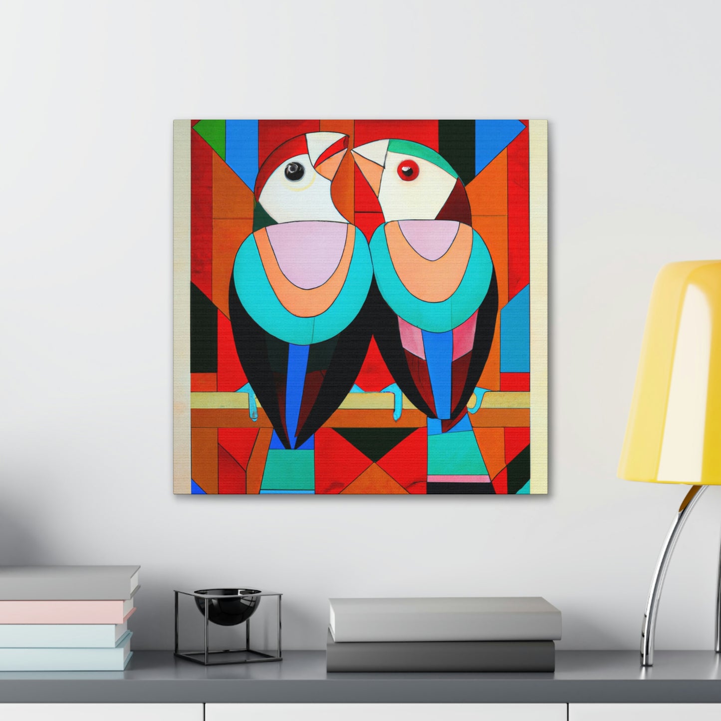 Lover's Art Deco Dance - Canvas