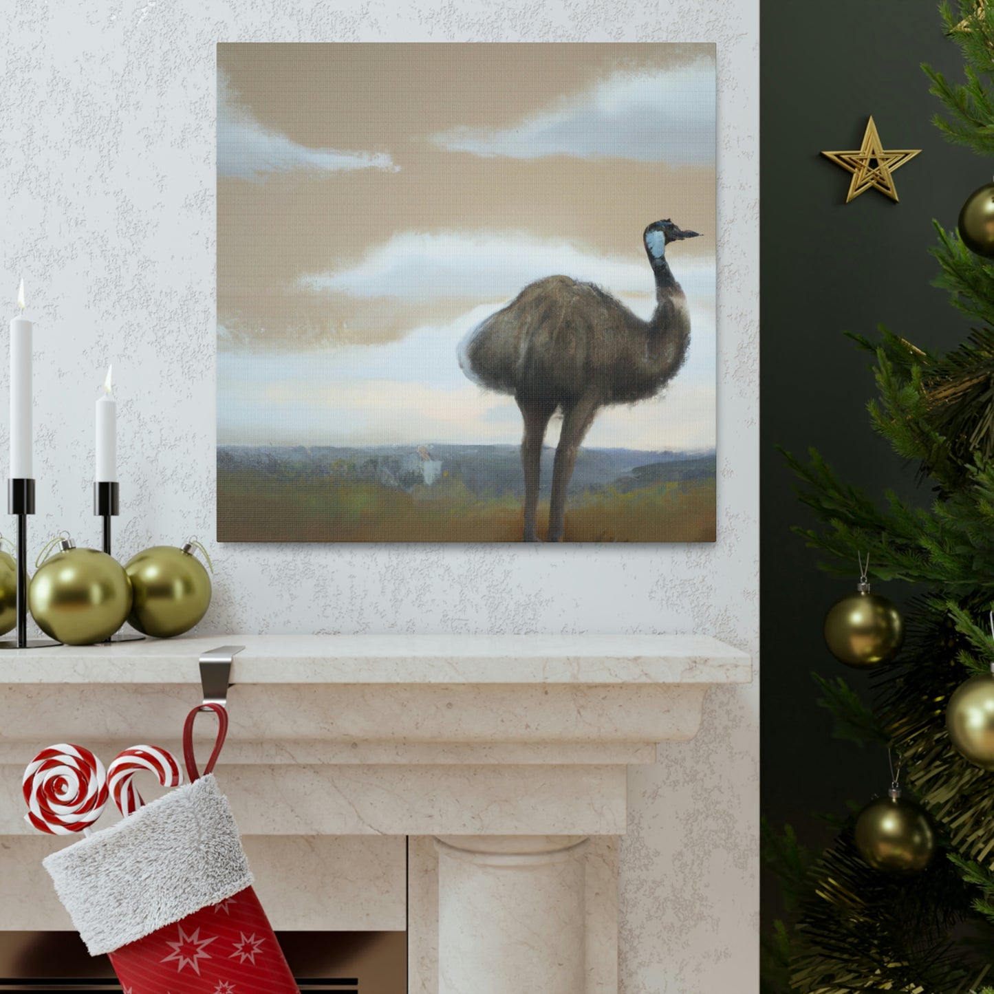 "Emu in Antiquity" - Canvas