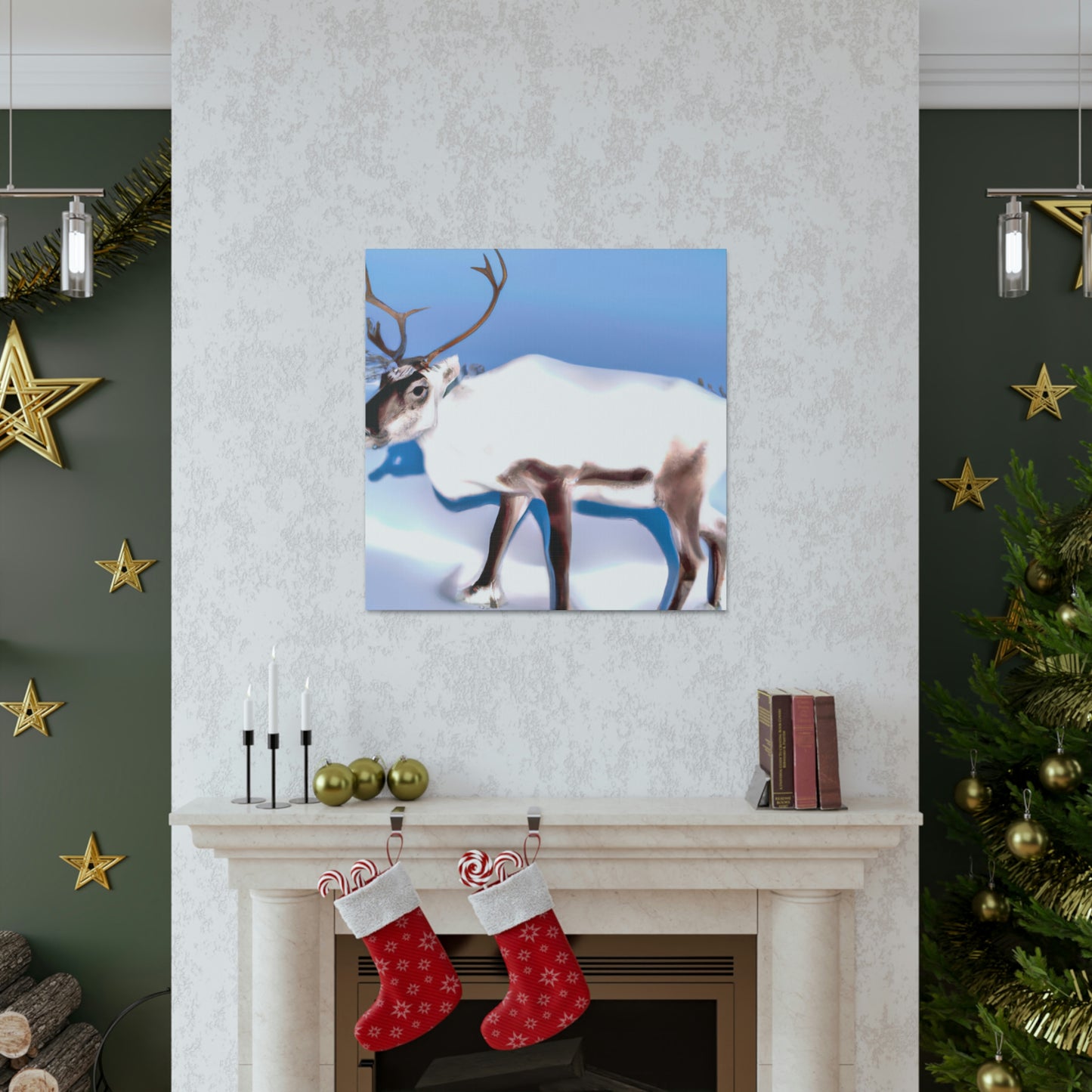 Reindeer Winter Magic - Canvas