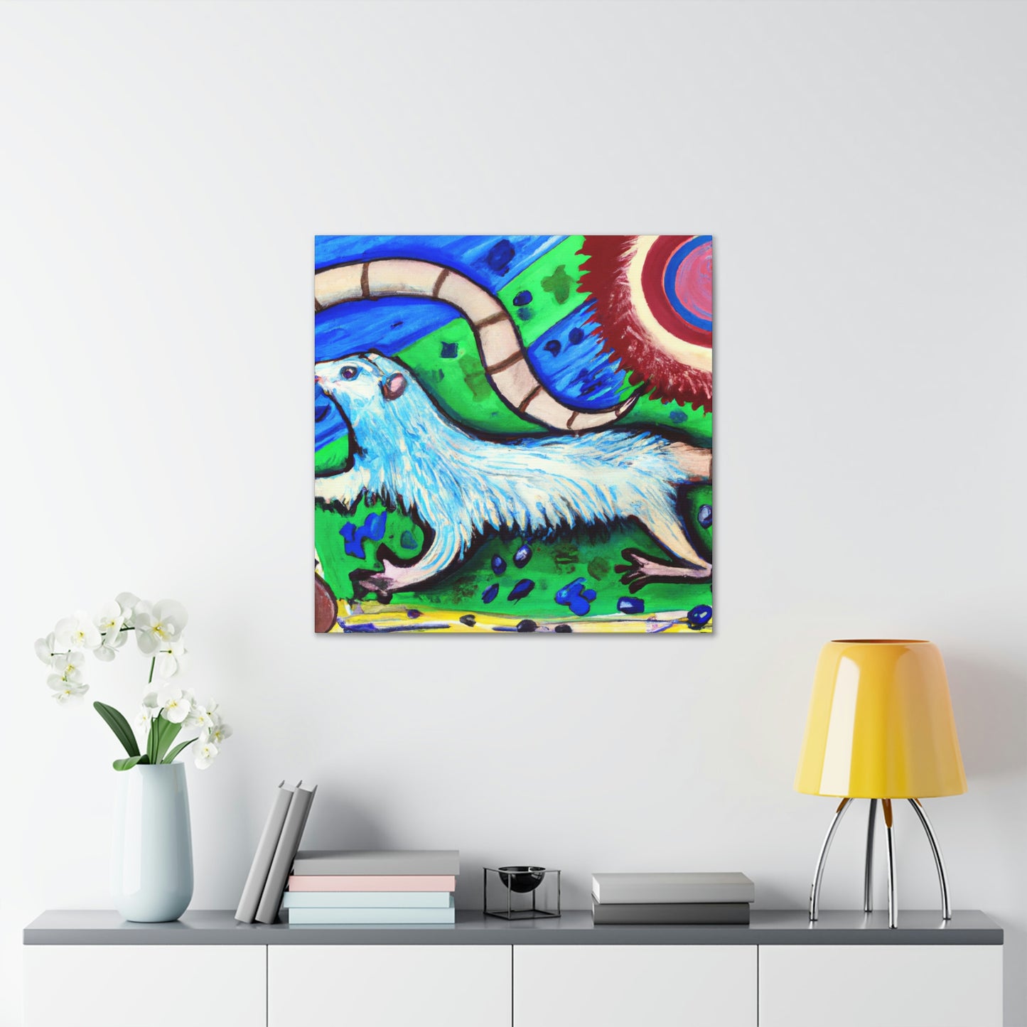 Ferrets in Flight - Canvas